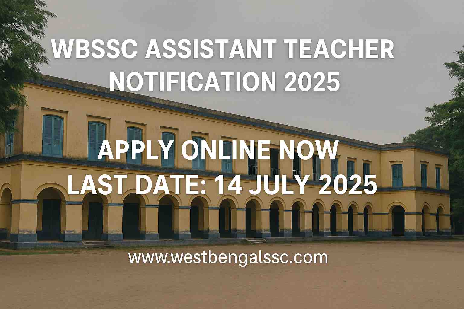 WBSSC Assistant Teacher Notification 2025